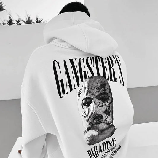 Oversized Men'S Casual Fashion Printed Hoodie Sweatshirt