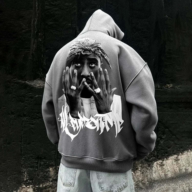 Oversize All Eyes On Me Tee Hoodie