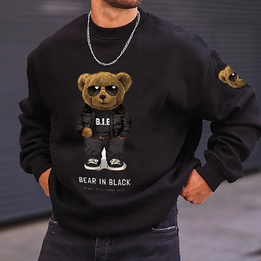 Teddy Bear Men'S Casual Sweatshirt