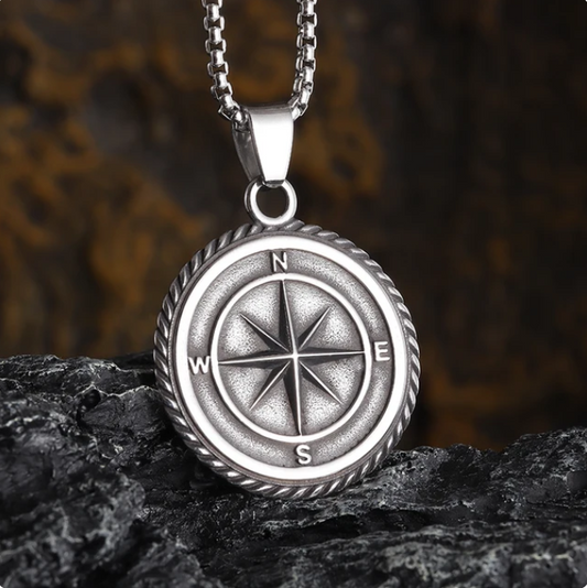 Basic Compass Luxury Necklace Pendant