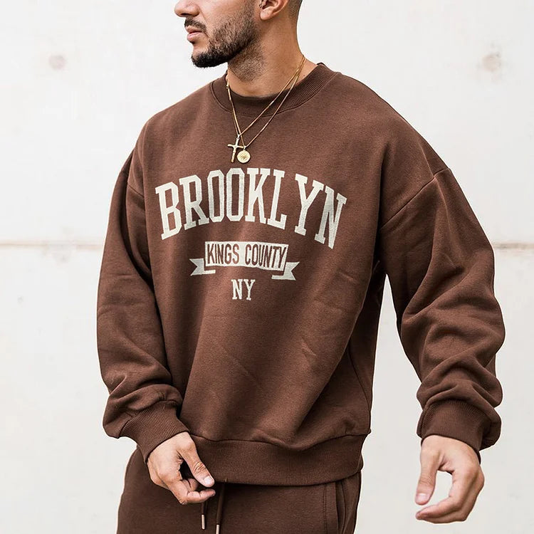 Brooklyn Fashion Men'S Oversized Sweatshirt