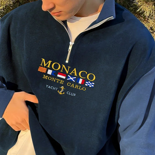 Oversized Monaco Monte Carlo Yacht Club Sweatshirt