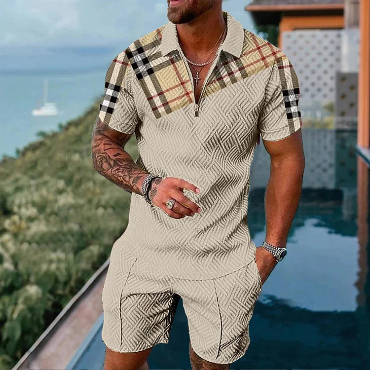 Cassander Polo Shirt And Shorts Co-Ord