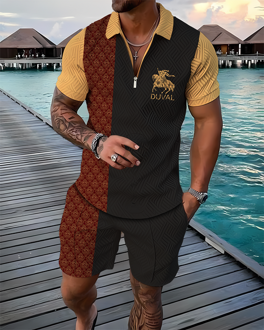 Hawke Traveler Polo Shirt And Shorts Co-Ord