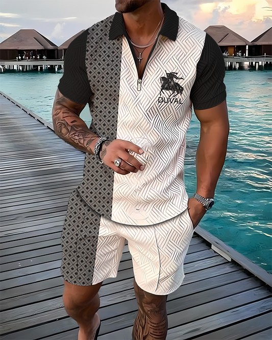 Mav Traveler Polo Shirt And Shorts Co-Ord