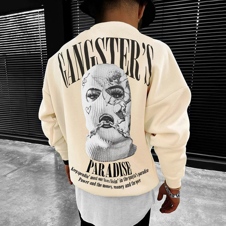 Men'S Fashion Oversized Casual Print Sweatshirt