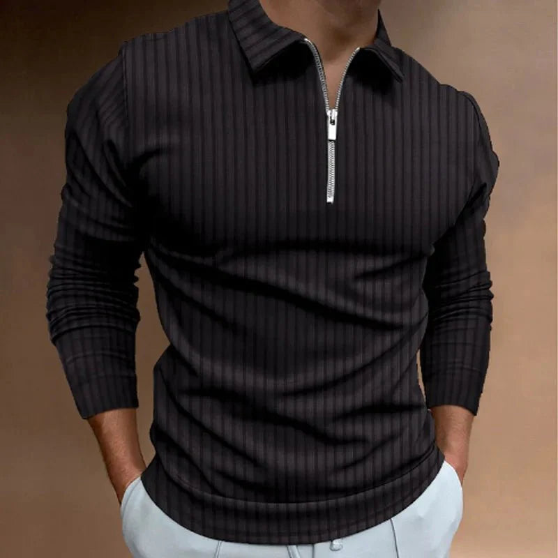 The Oracle Long-Sleeve Polo Shirt