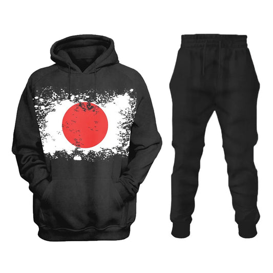 Japan Printed Sweatshirt Set - DUVAL