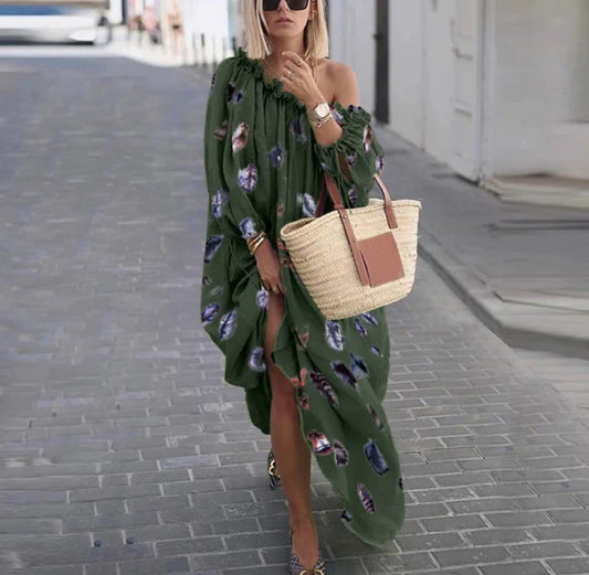 Casual Printed Maxi Dress