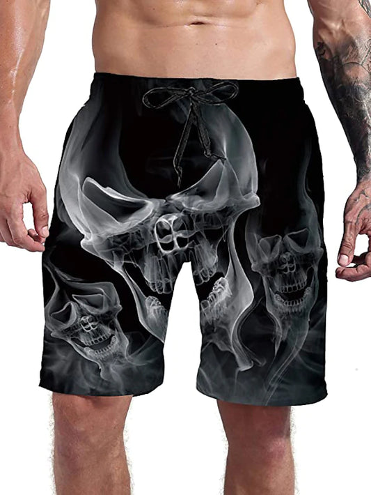 Men's Everyday Sports Casual Drawstring Holiday 3D Shorts - DUVAL