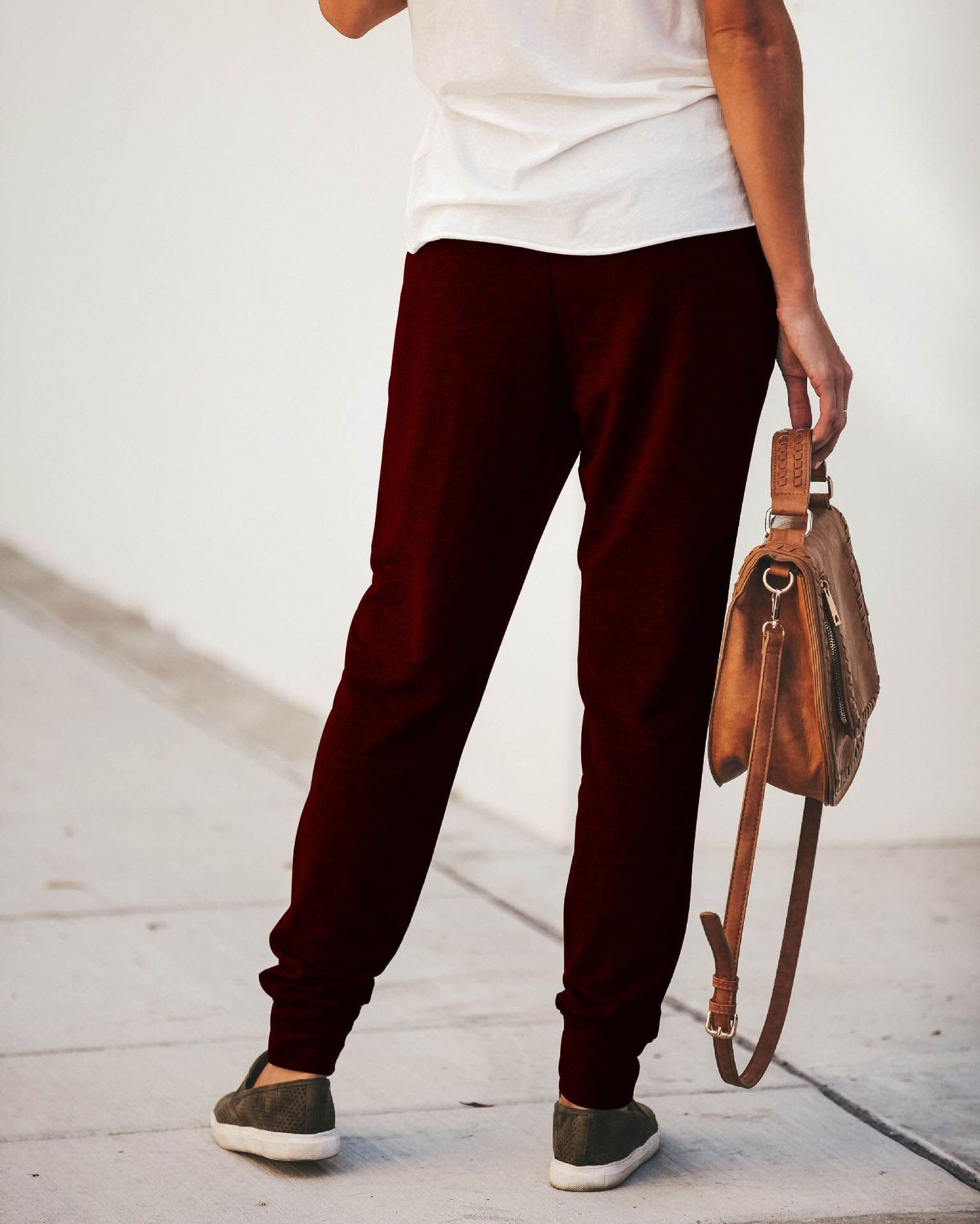 Stylish Elastic Lace-Up Lounge Pants