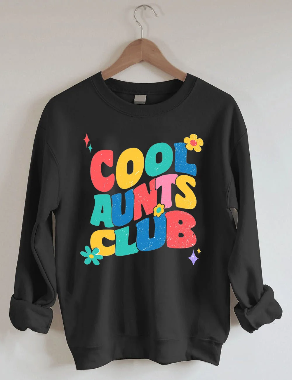 Cool Aunts Club Funny Auntie Sweatshirt