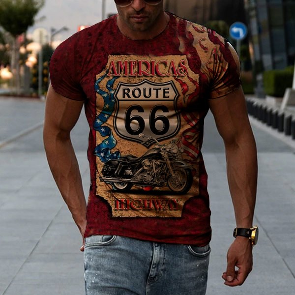 Route 66 classic T-shirt - DUVAL