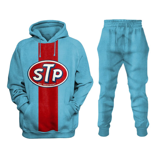 STP Vintage Motor Oil Motorcycles Sweatshirt Set - DUVAL