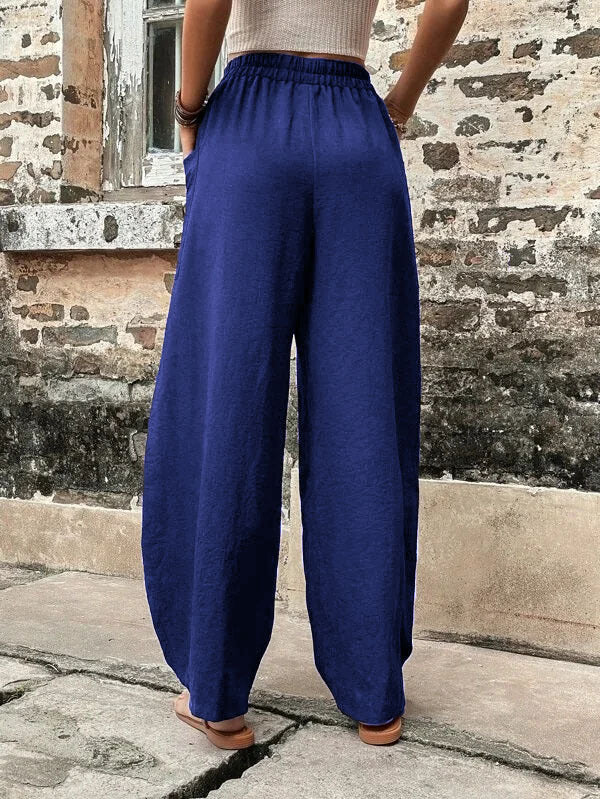 Women's casual pants elastic pants