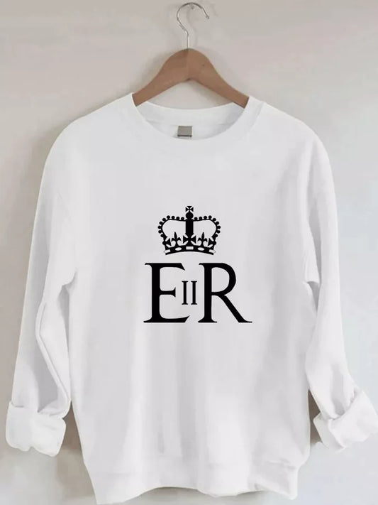 Queen Elizabeth II - Casual Round Neck Sweatshirt