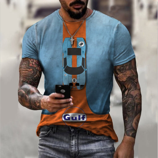 Gulf Racing Fashion Casual T-Shirt - DUVAL