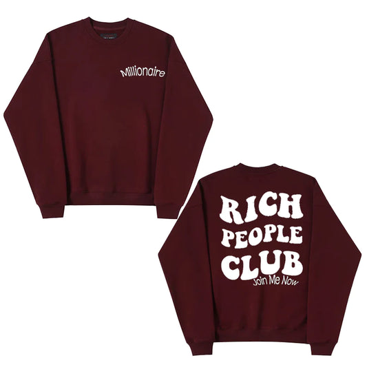 Rich People Club Characteristic Sweatshirt