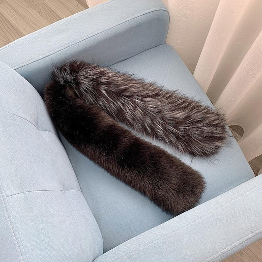 Warm Long Fur Collar Scarf