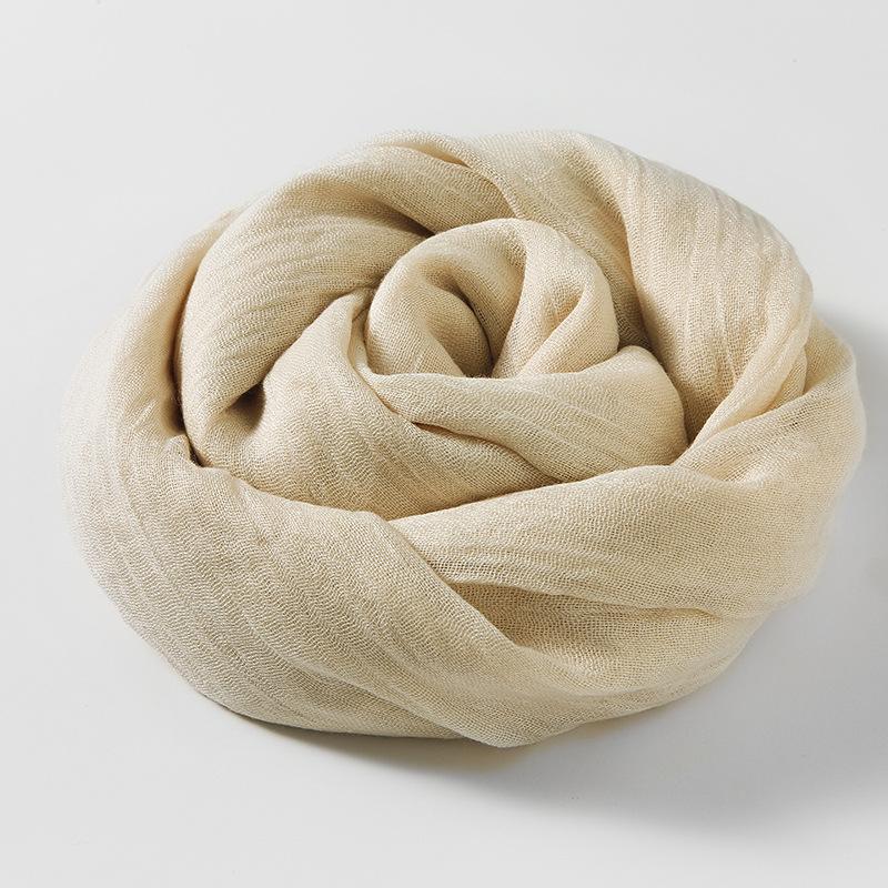 Soft Linen Texture Scarf