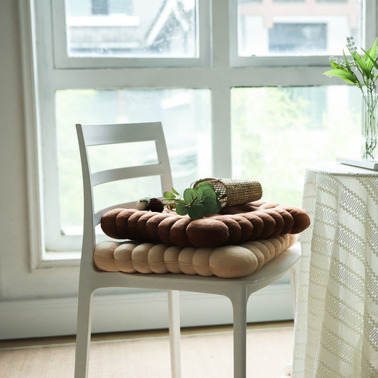 Japanese tatami biscuit chair cushion with thick cushion