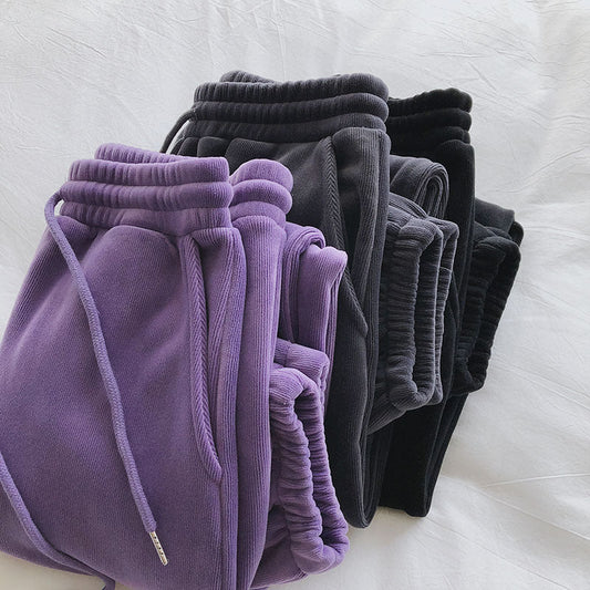 Soft and gentle style all-match sports pants