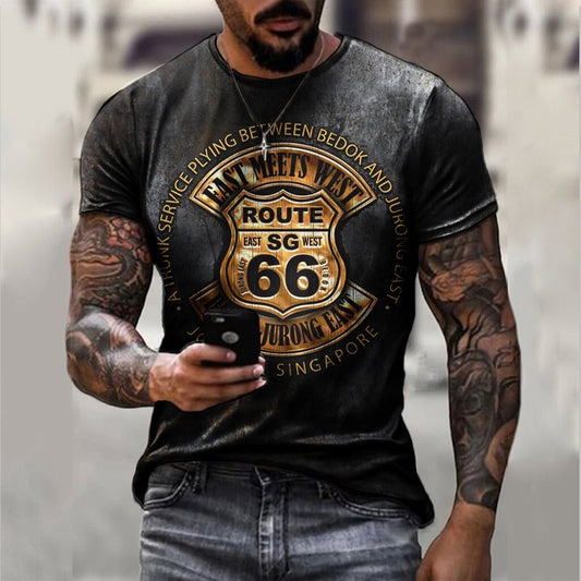 Route 66 Classic T-shirt - DUVAL