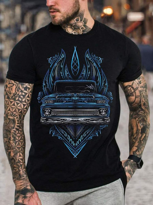 Blue Chariot Car T-Shirt - DUVAL