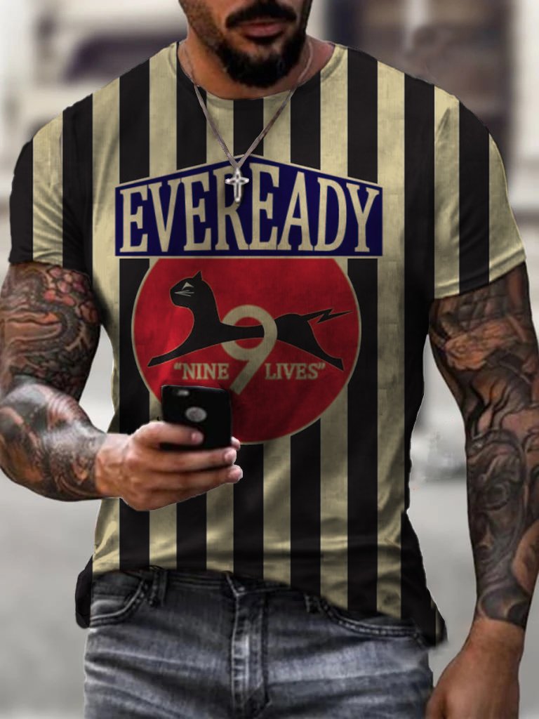 Fashion Eveready Print T-shirt - DUVAL