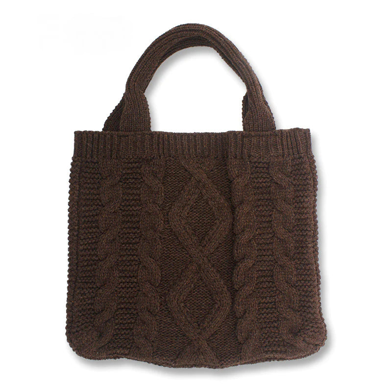 Knitted Mori Fashion Versatile One Shoulder Retro Bag