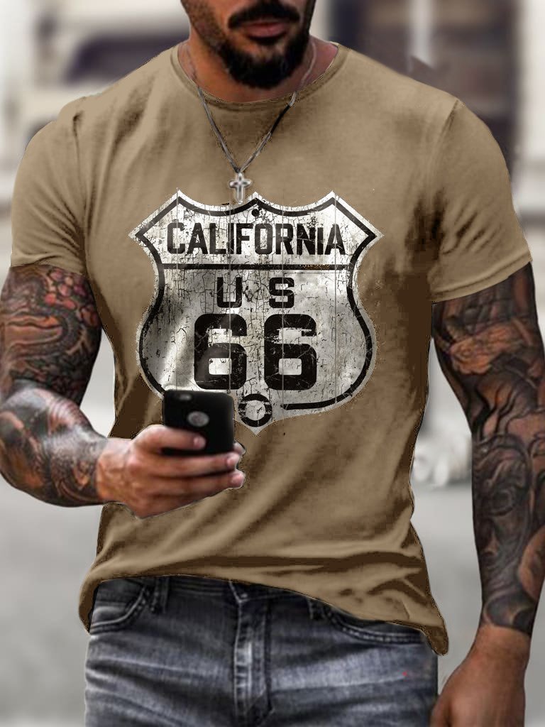 Trendy Route 66 T-shirt - DUVAL