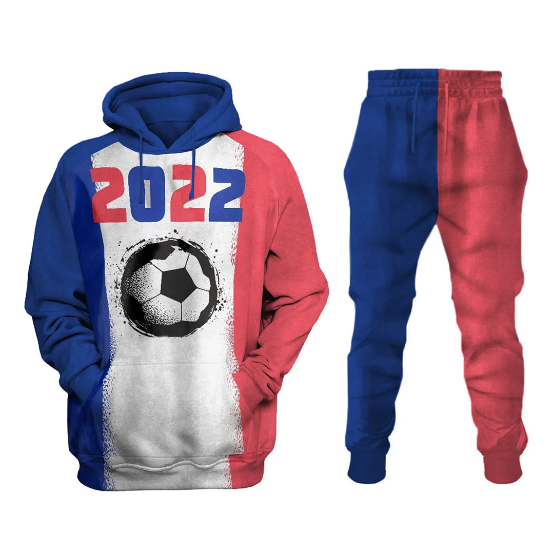 2022 Football Printed Sweatshirt Set - DUVAL