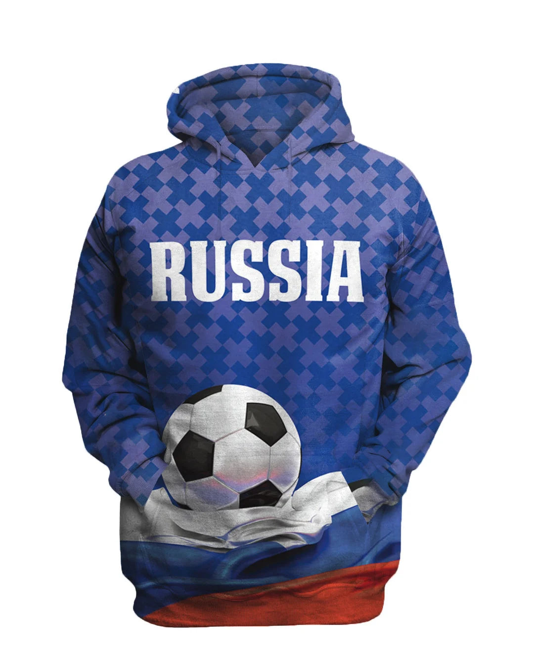 Russia National Football Team Printed Sweatshirt Set - DUVAL