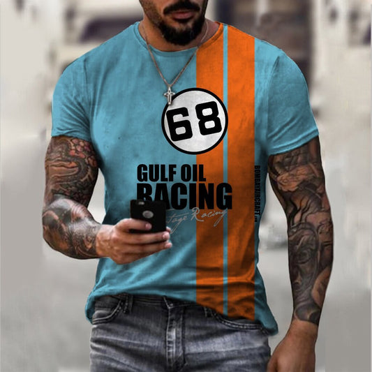 Gulf Oil Racing Vintage T-shirt - DUVAL