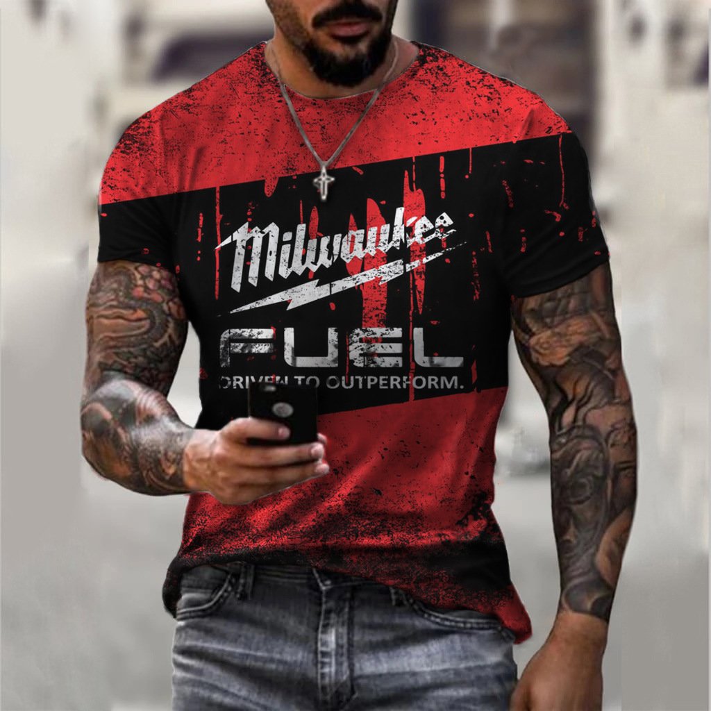 Retro Milwaukee Print T-shirt - DUVAL