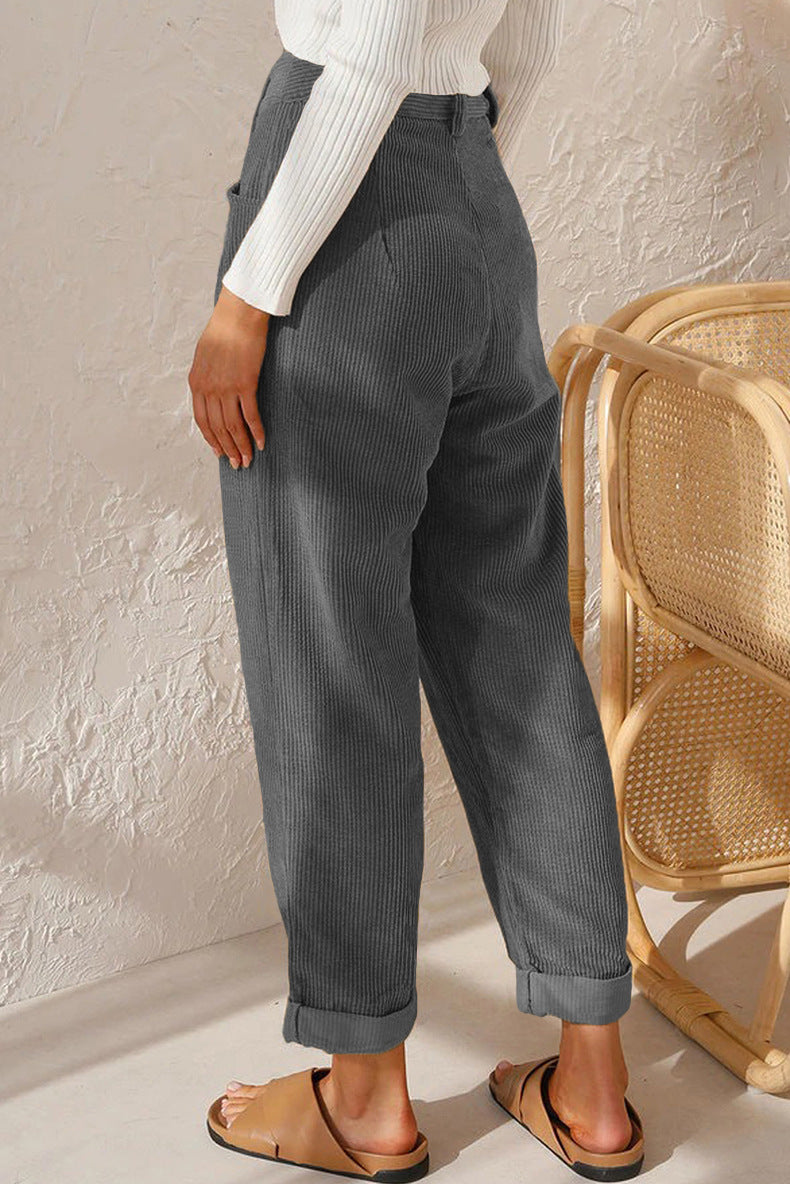 Women's Corduroy Loose Pants