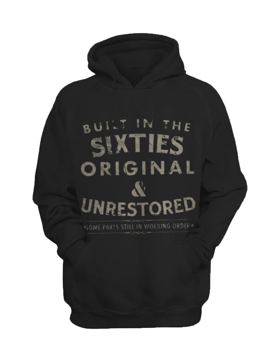 Mens Built In The Sixties Unrestored Motorcy Printed Sweatshirt Set - DUVAL