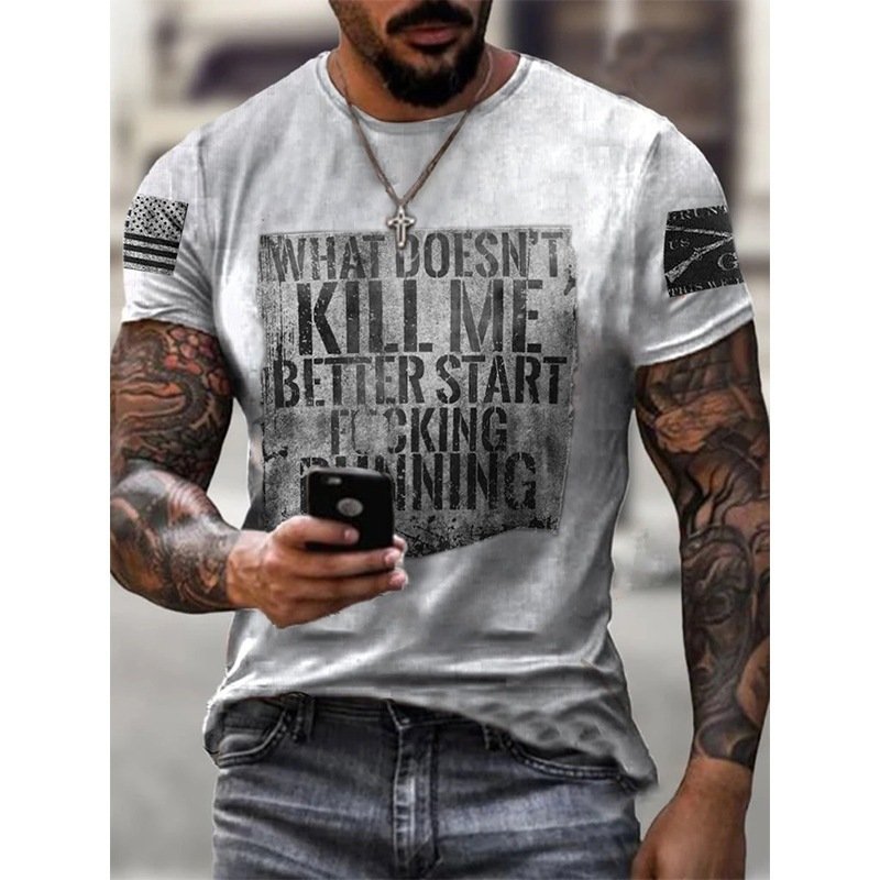 Men's Vintage Kill ME Short Sleeve T-Shirt - DUVAL