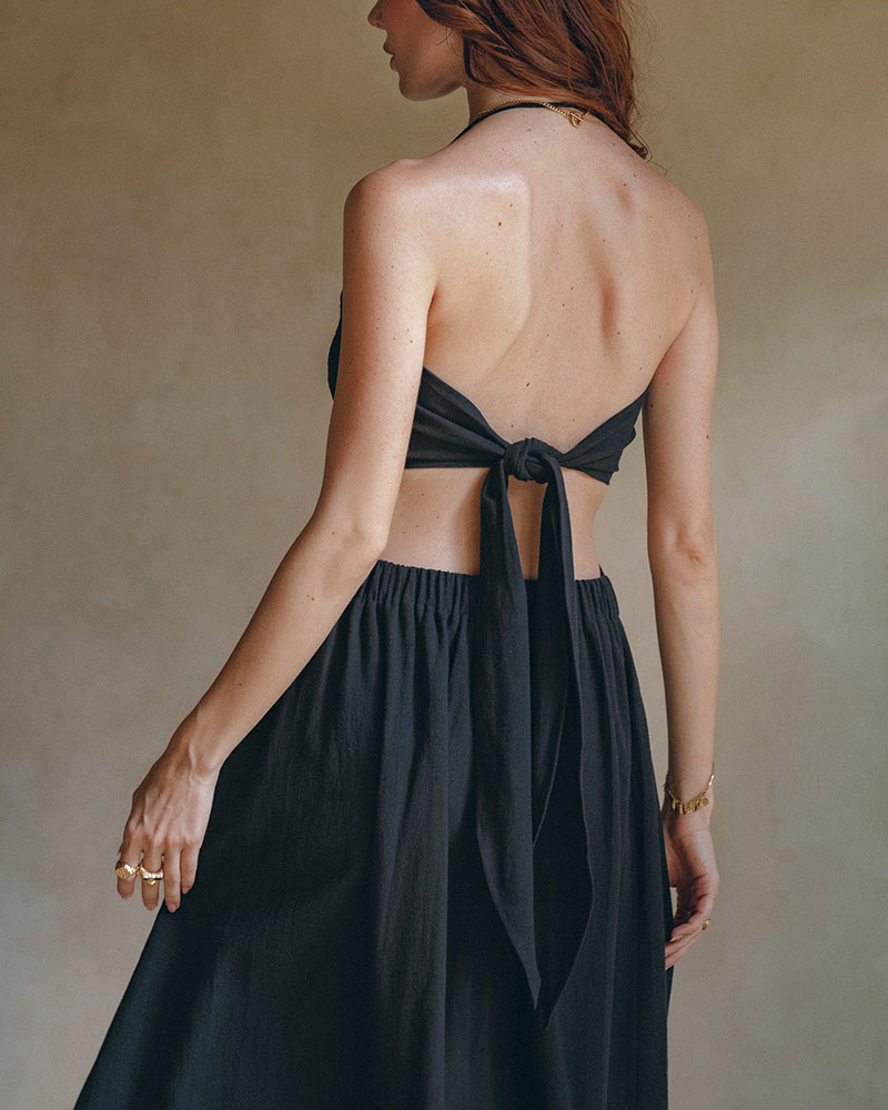 Summer Chic Backless Dress