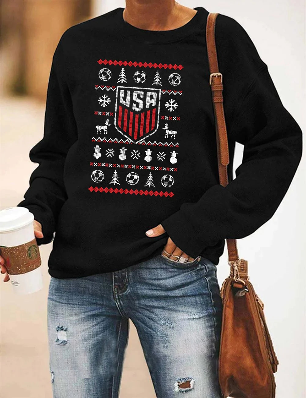 USA World Cup Christmas Sweatshirt