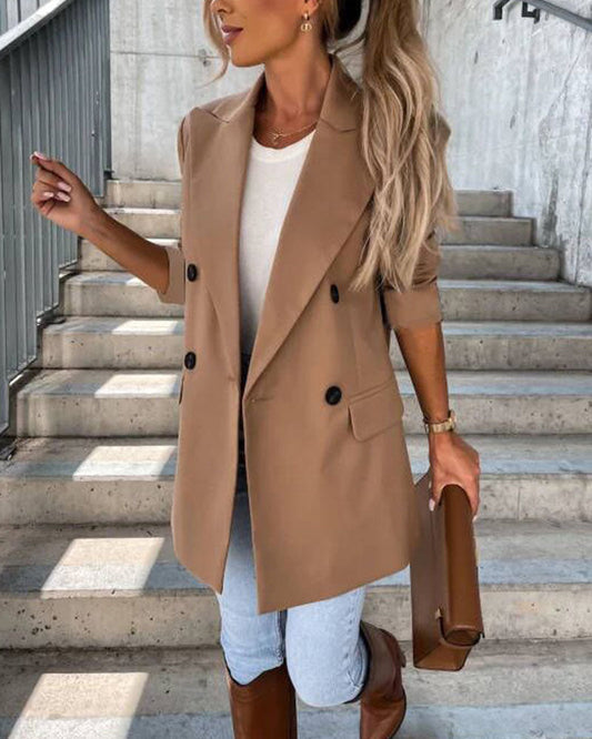 Fashionable mid-length blazer