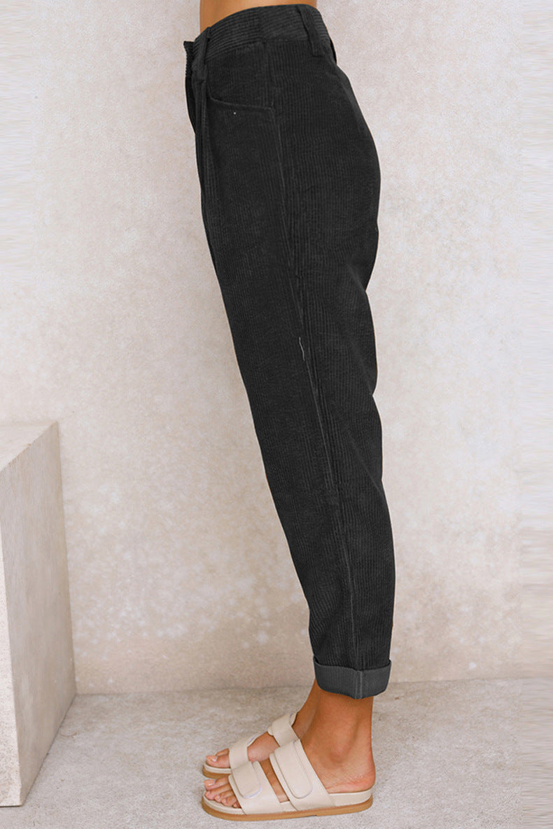 Women's Corduroy Loose Pants