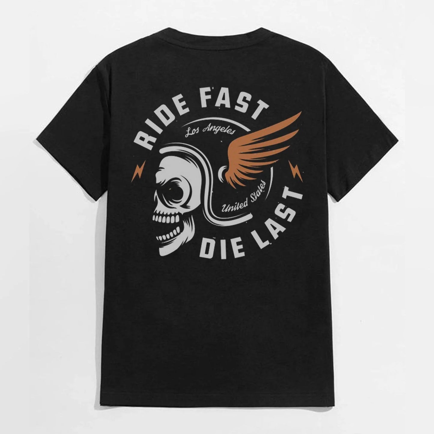 RIDE FAST DIE LAST Couple Models T-Shirt