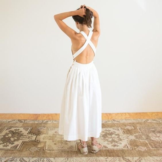 Summer Backless Stylish Dress - DUVAL