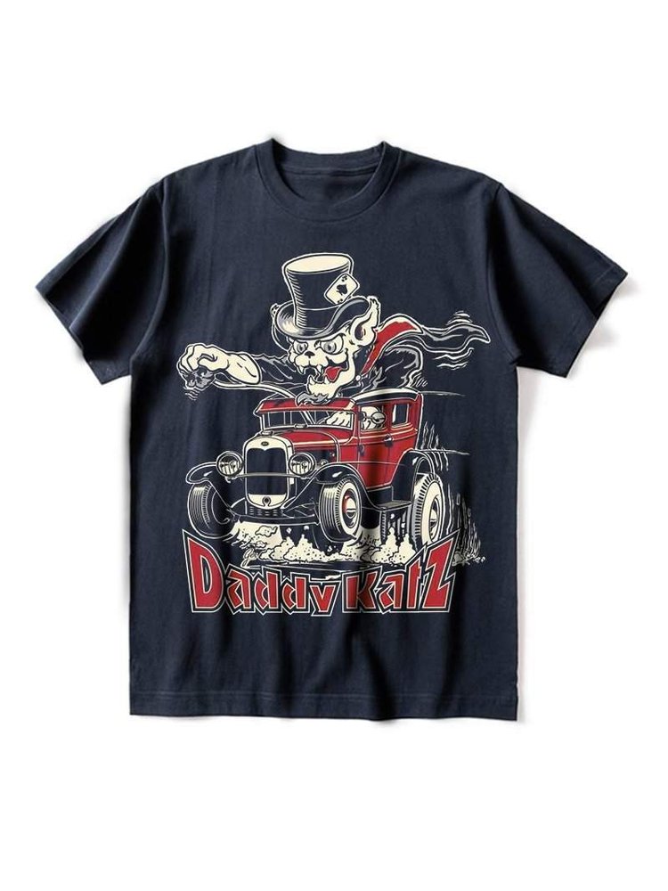 Poker Skull Classic Car T-Shirt - DUVAL