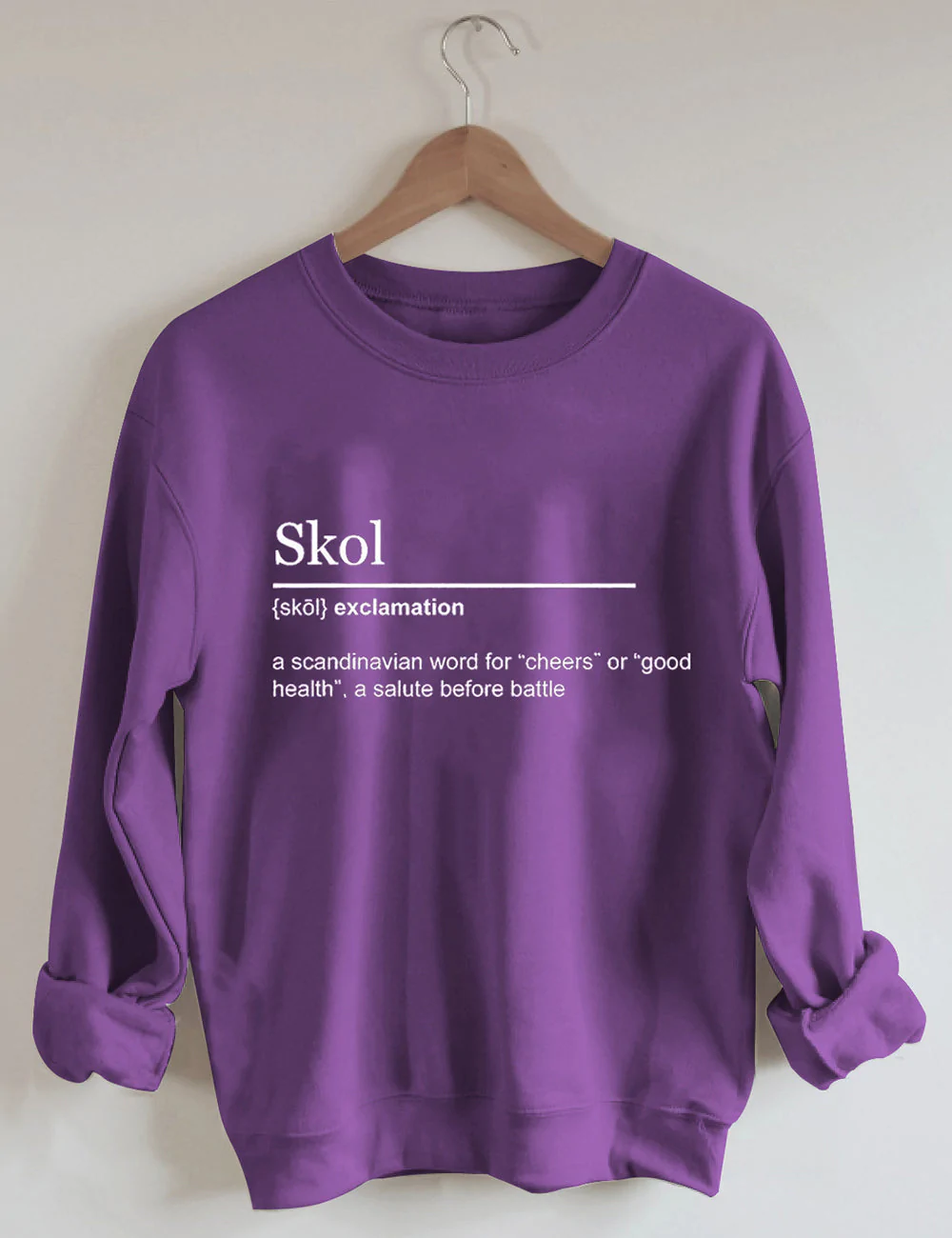 Skol Definition Minnesota Vikings Sweatshirt