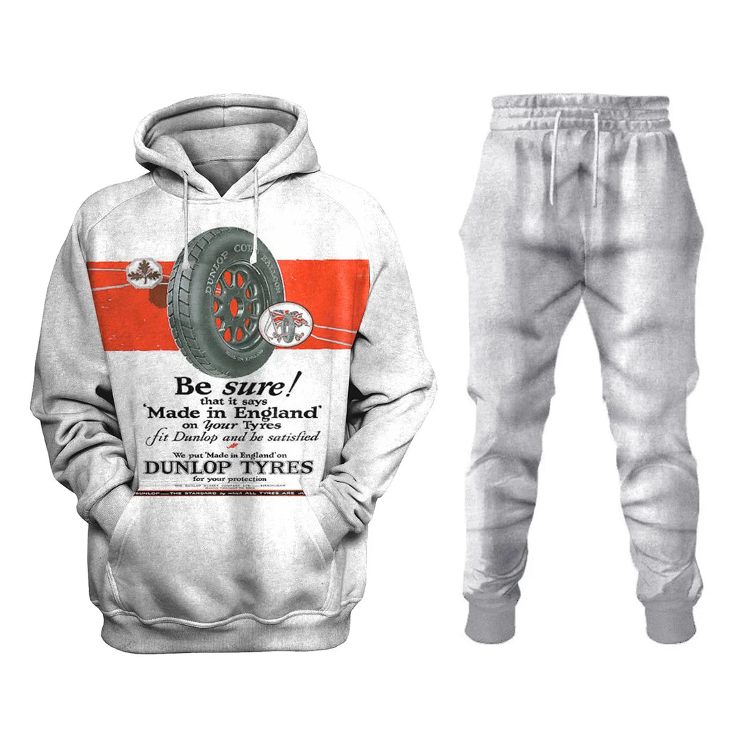 Men's Retro Print Sweatshirt Set - DUVAL