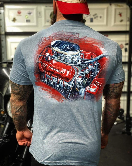 672 Chevrolet Printed T-Shirt - DUVAL