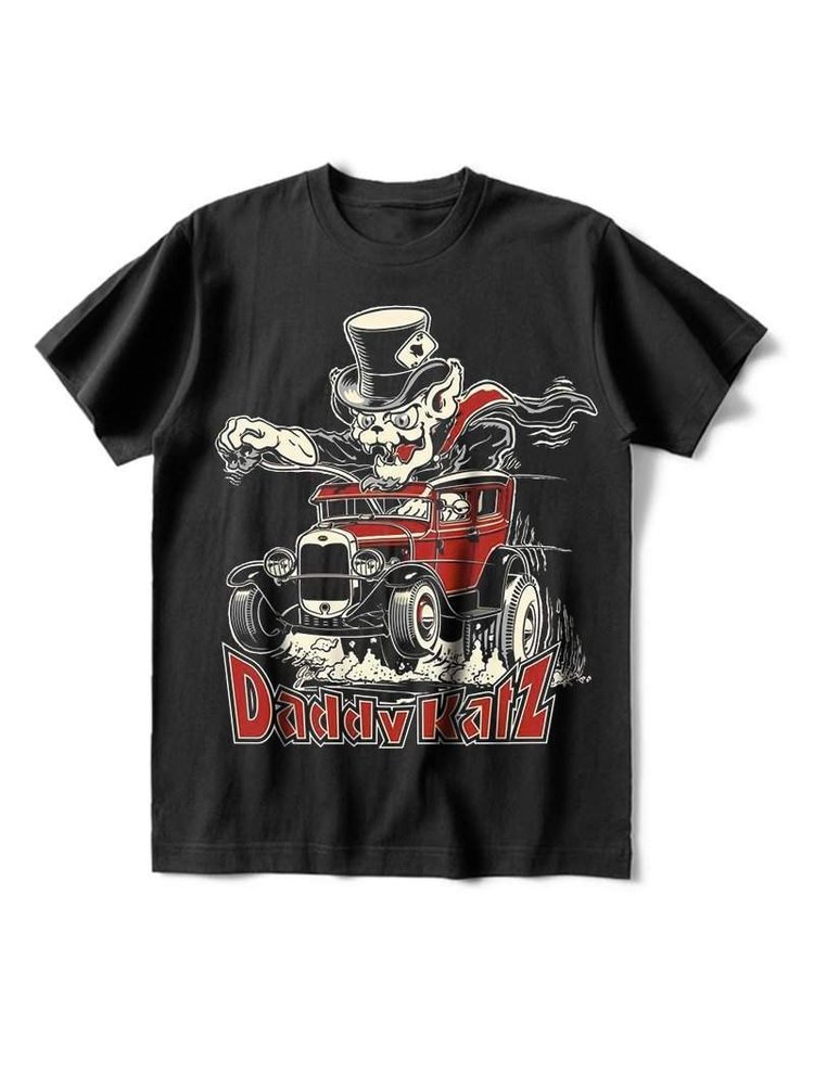 Poker Skull Classic Car T-Shirt - DUVAL